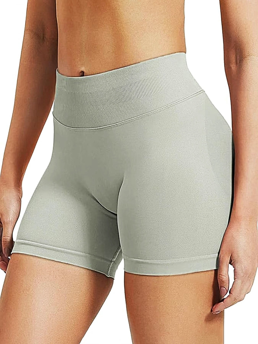 High-Waisted Seamless Yoga Fitness Shorts